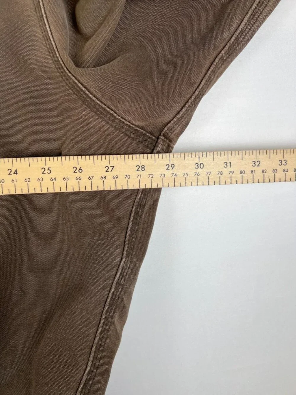 VTG Carhartt Men XLT Brown Sandstone Active Jacket Quilted Flannel Lined J14 CHT - Picture 13 of 14